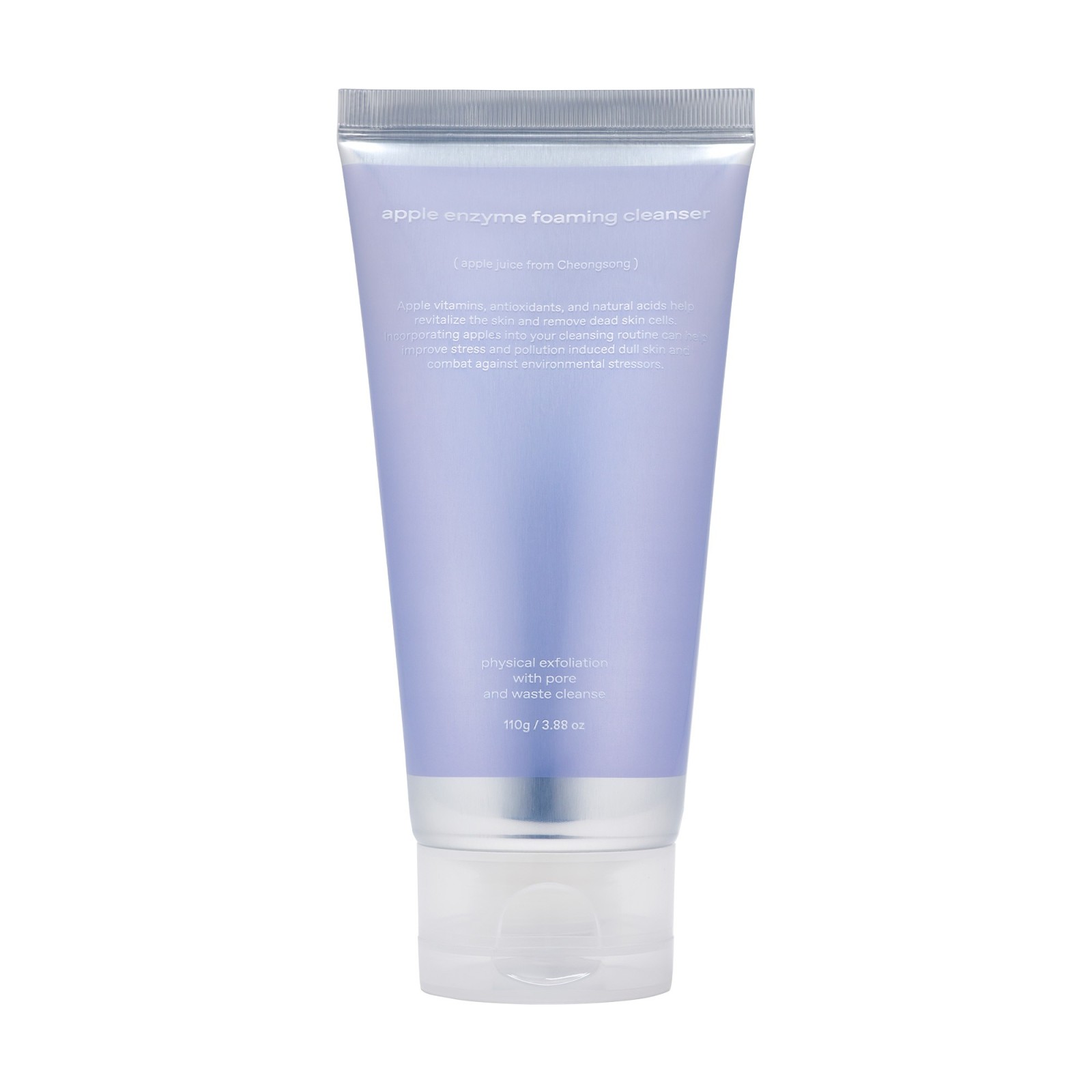 Detergente schiumogeno con enzimi e riso per un’esfoliazione gentile