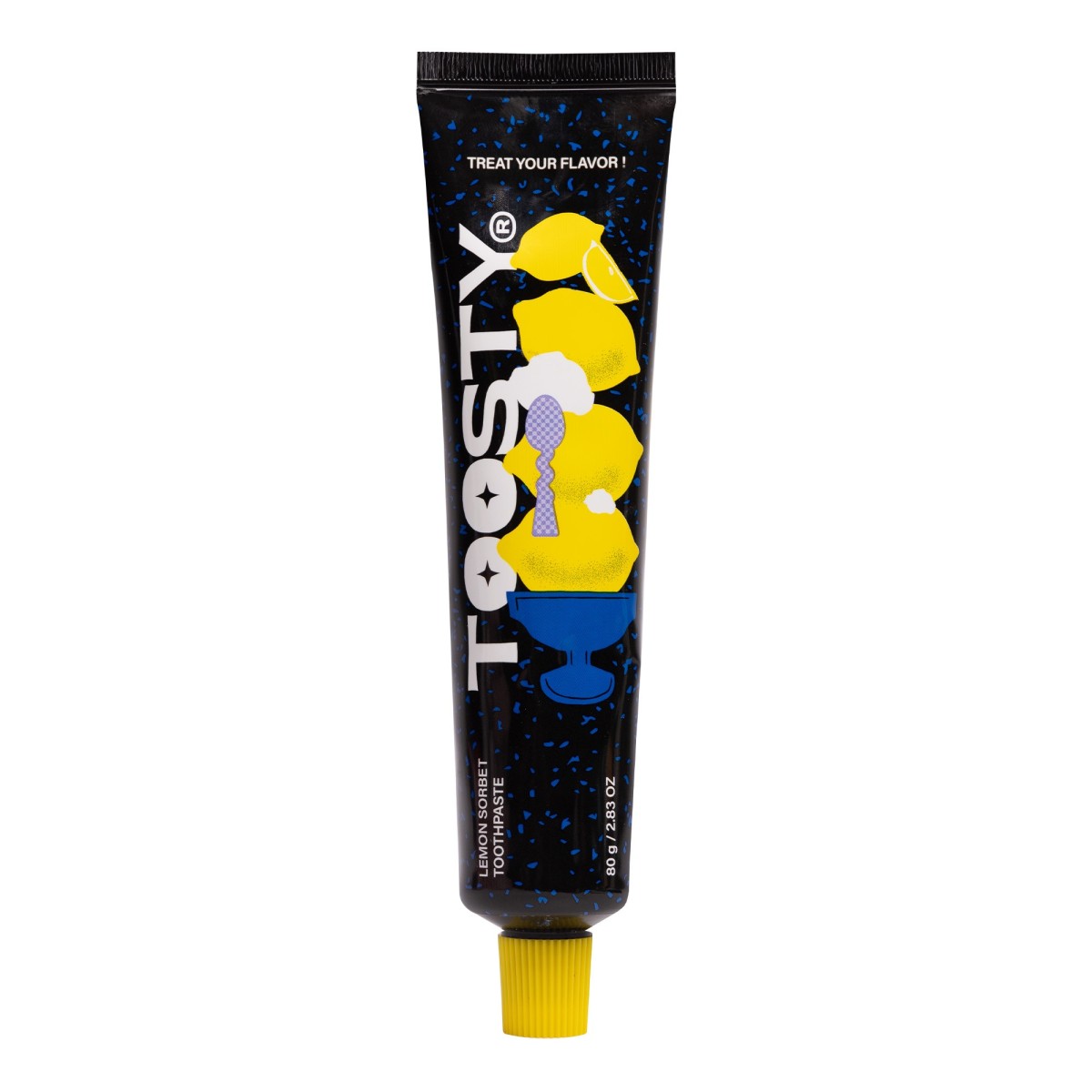 Dentifricio coreano al gusto di sorbetto al limone - Disponibile nei formati da 80 g e 50 g - Toosty | MiiN Cosmetics