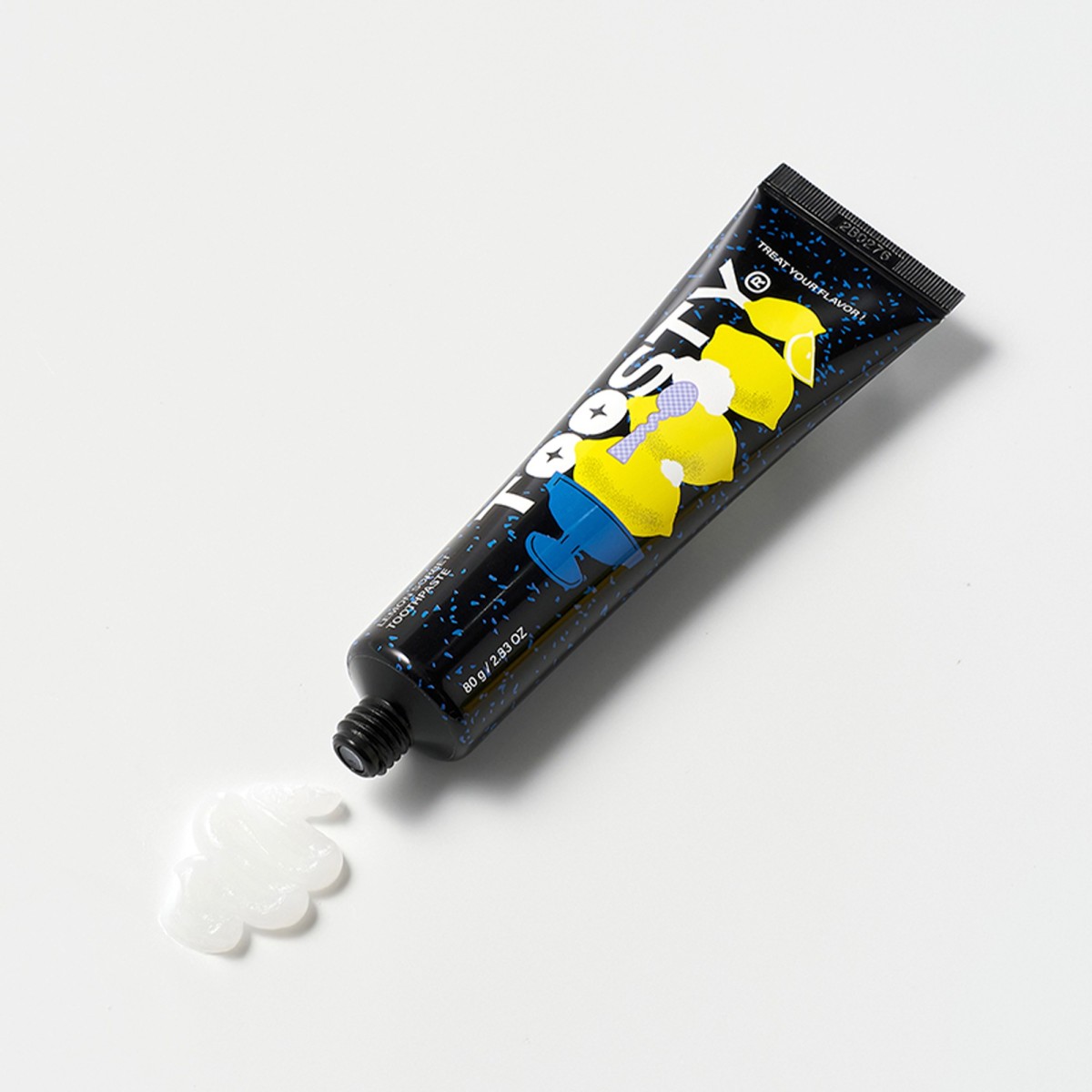 Dentifricio coreano al gusto di sorbetto al limone - Disponibile nei formati da 80 g e 50 g - Toosty | MiiN Cosmetics