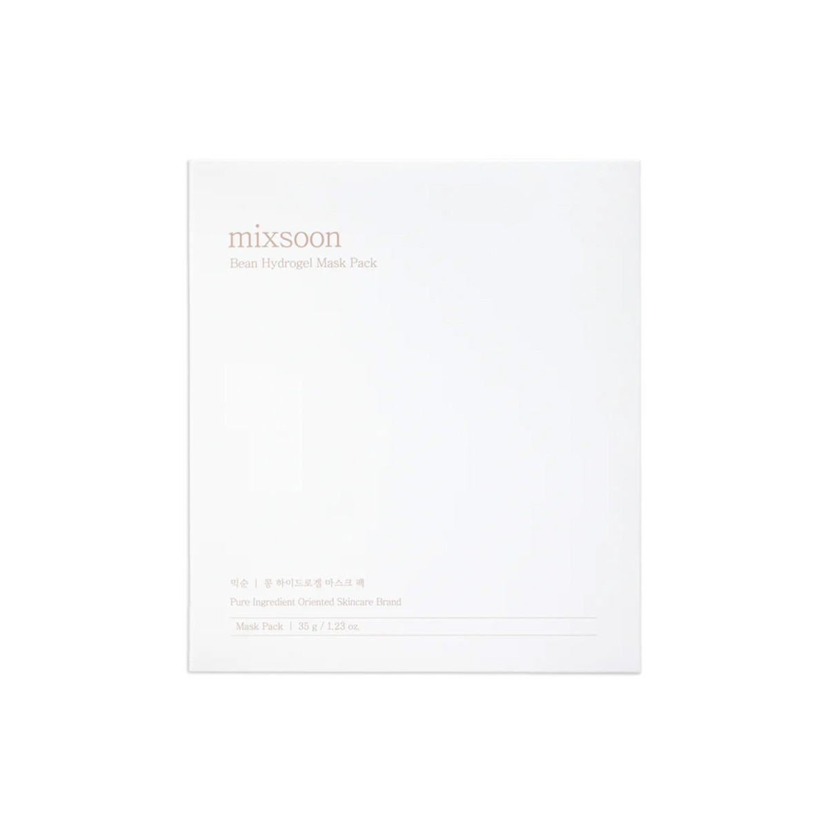 Bean Collagen Hydrogel Mask Pack · mixsoon | MiiN Cosmetics
