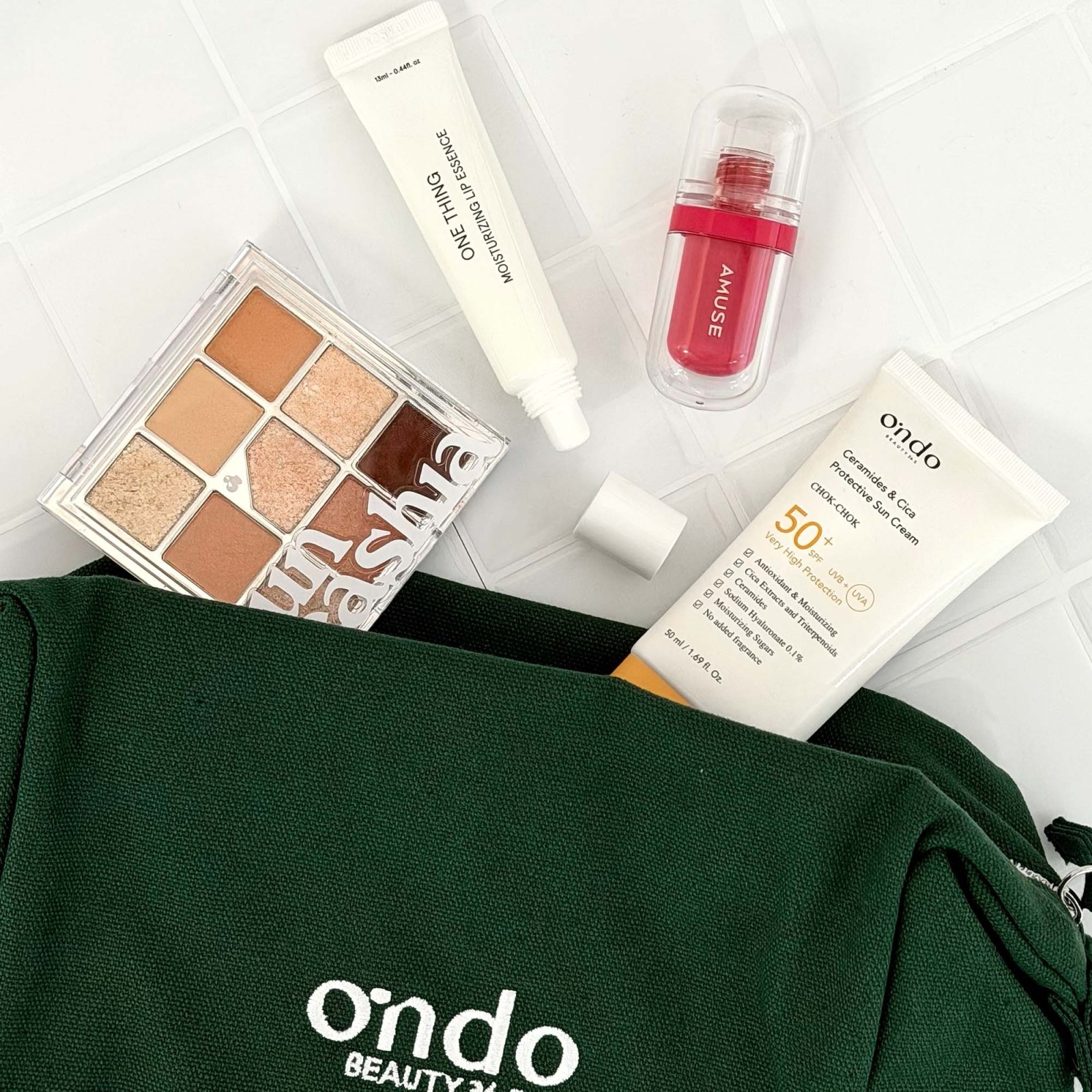 Green Ritual Pouch · Ondo Beauty 36.5 | MiiN Cosmetics