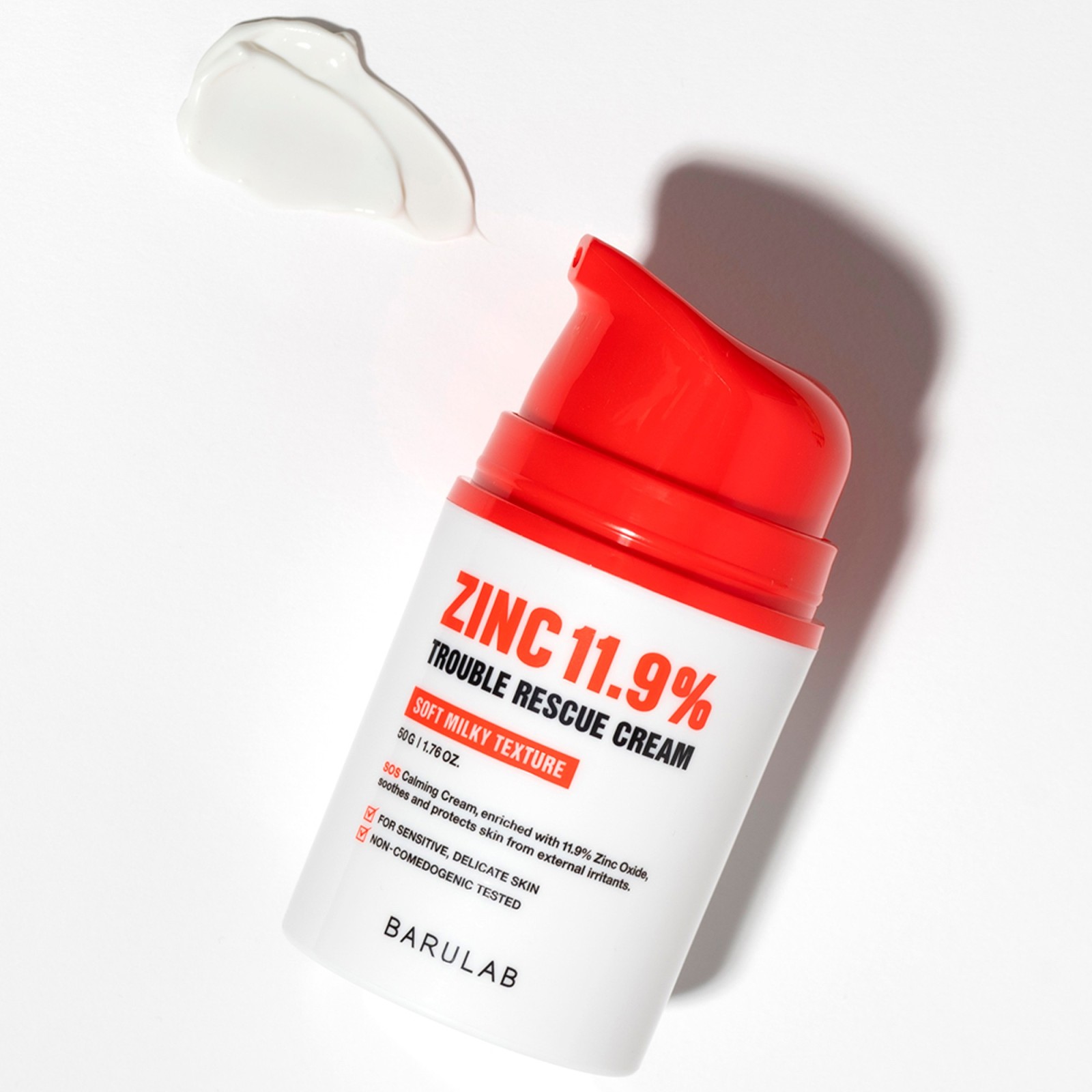 Zinc 11.9% Trouble Rescue Cream · Barulab | MiiN Cosmetics