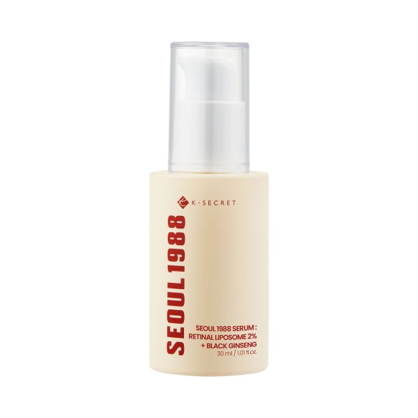 Siero : Retinal Liposome 2% + Black Ginseng · SEOUL 1988 by K-SECRET | MiiN Cosmetics