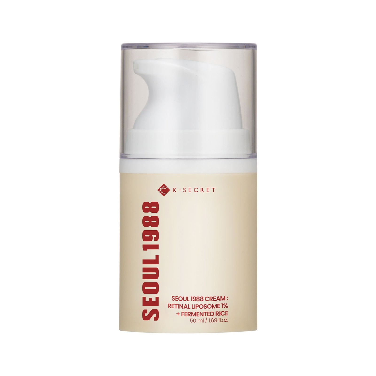 Crema Retinal Liposome 1% + Fermented Rice · SEOUL 1988 by K-SECRET | MiiN Cosmetics