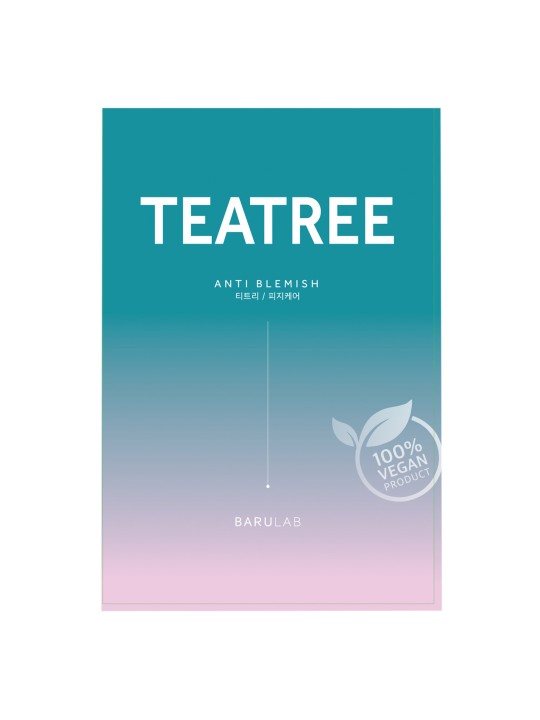 Maschera in tessuto purificante al Tea Tree - Barulab | MiiN Cosmetics