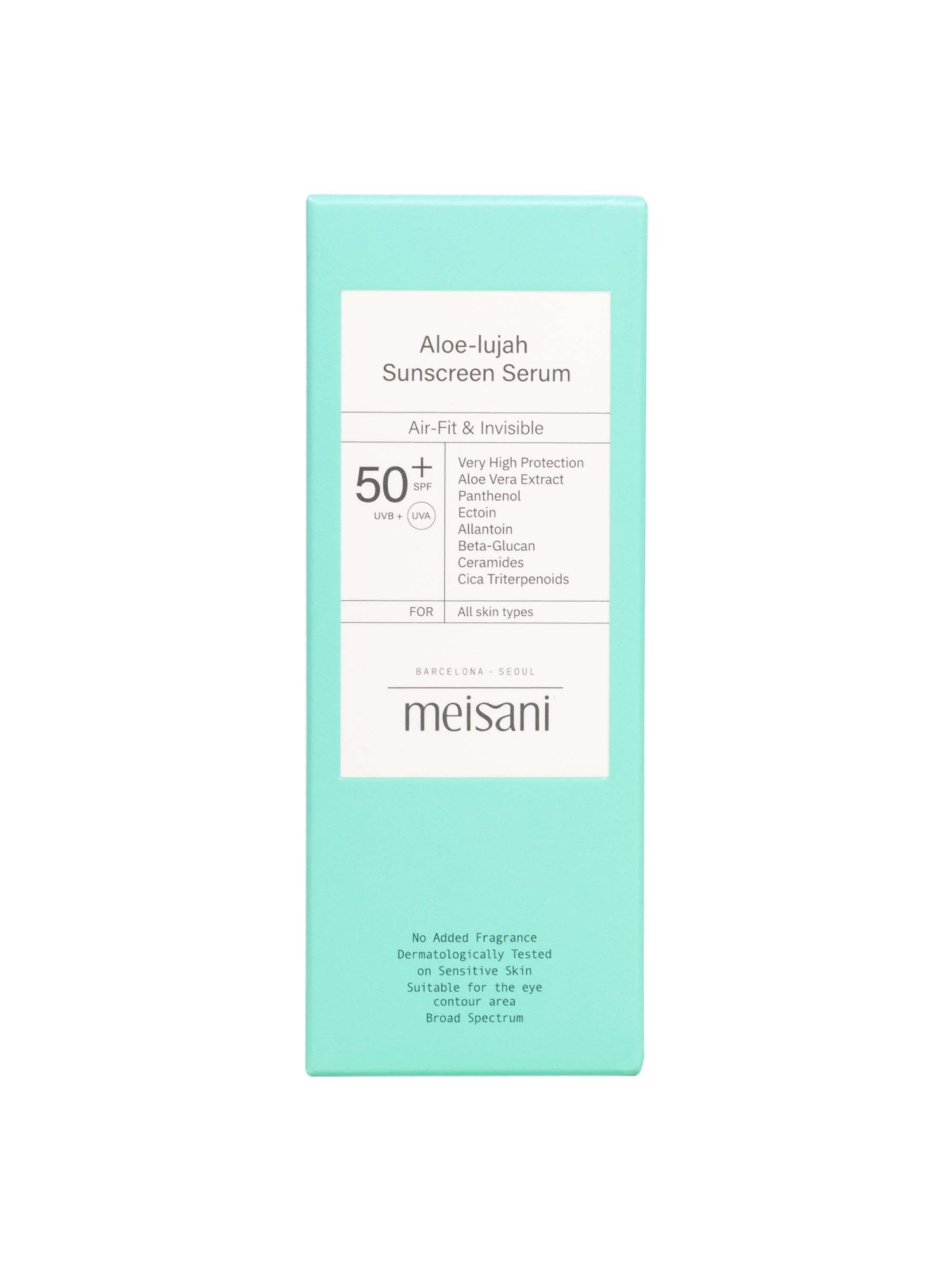 Siero solare Aloe-lujah · Meisani | MiiN Cosmetics