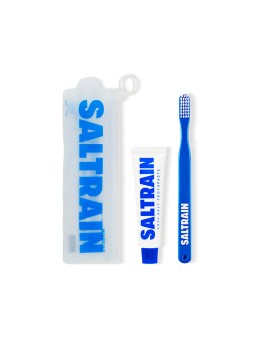 Travel Dental Kit Blue · Saltrain | MiiN Cosmetics