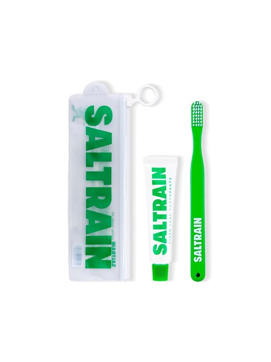 Kit dentale da viaggio Verde · Saltrain | MiiN Cosmetics