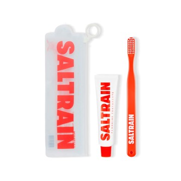 Kit da viaggio dentale rosso · Saltrain | MiiN Cosmetics