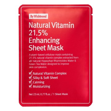 Maschera Natural Vitamin 21.5% · By Wishtrend | MiiN Cosmetics