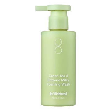 Green Tea & Enzyme Milky Foaming Wash · By Wishtrend | MiiN Cosmetics