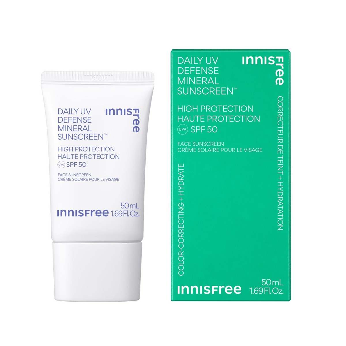 Daily UV Defense Mineral Sunscreen SPF 50 · innisfree | MiiN Cosmetics