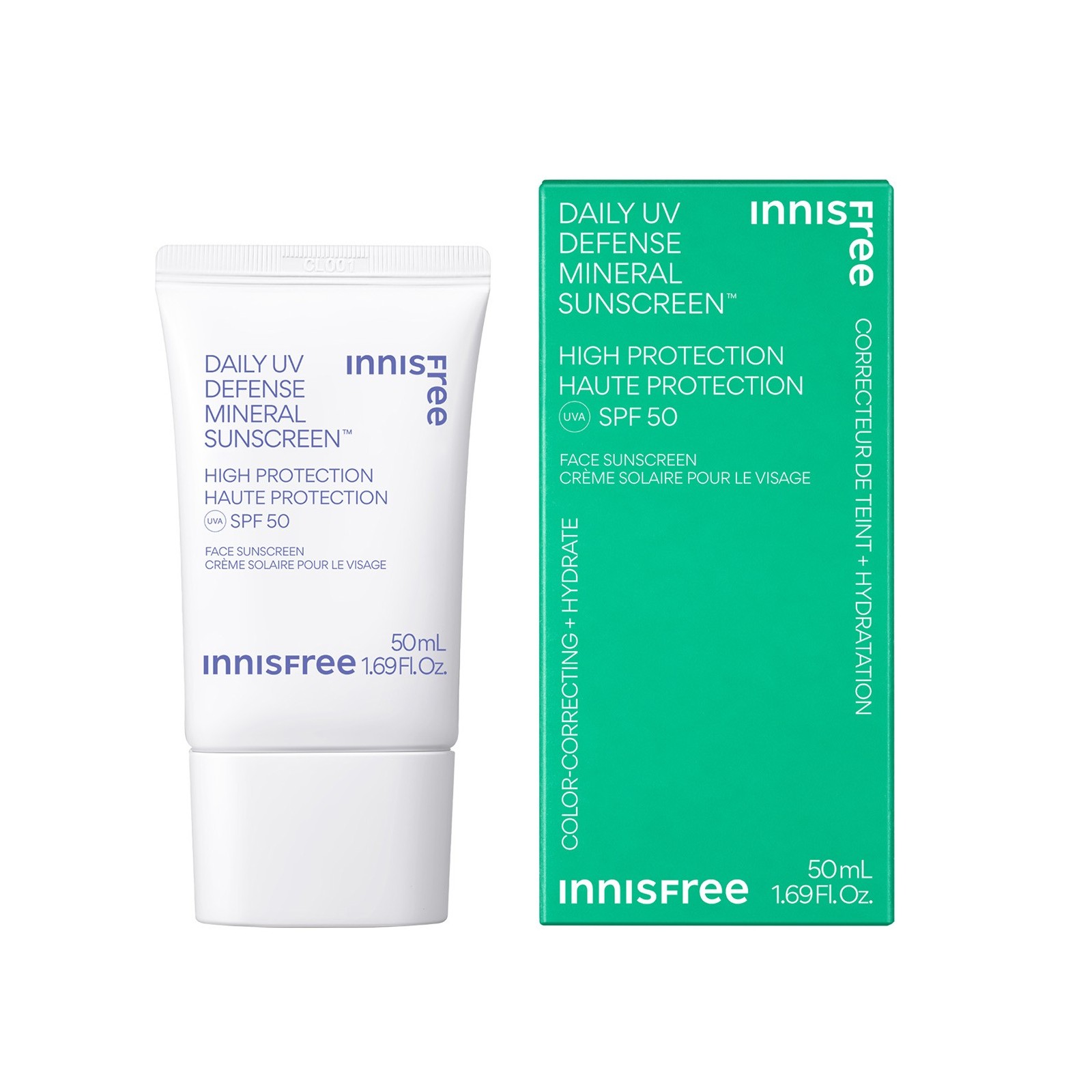 Daily UV Defense Mineral Sunscreen SPF 50 · innisfree | MiiN Cosmetics