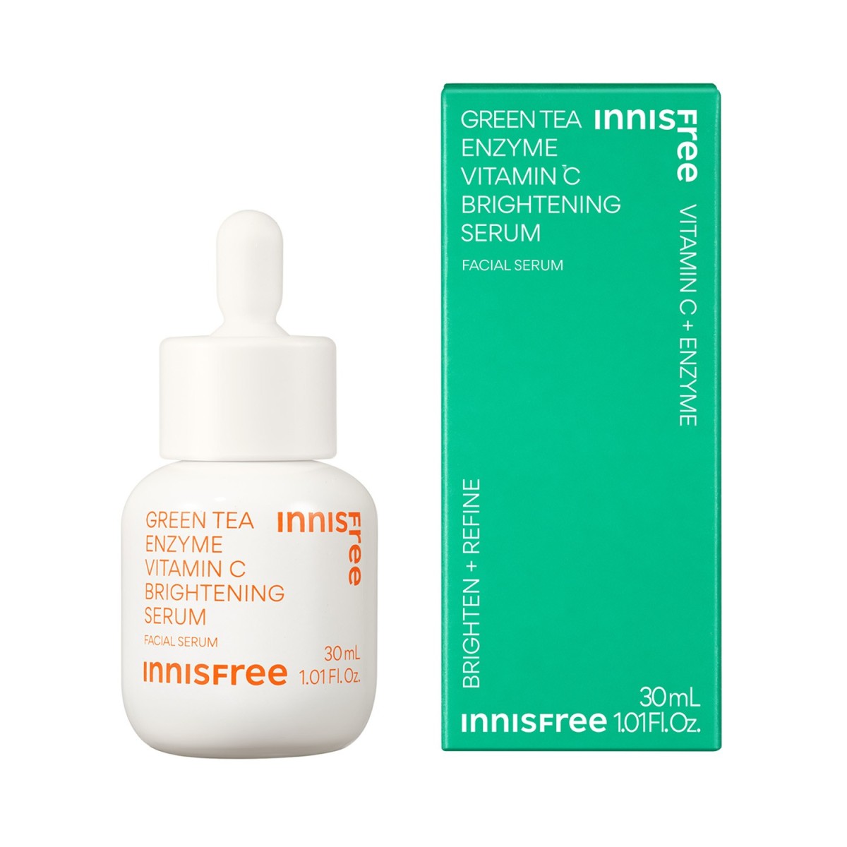 Green Tea Enzyme Vitamin C Brightening Serum · innisfree | MiiN Cosmetics