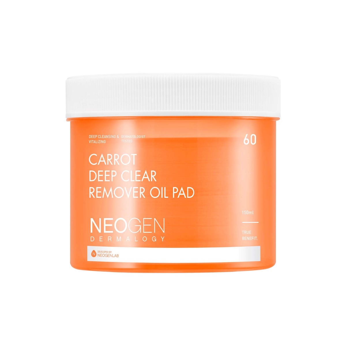 Dermalogy Carrot Deep Clear Remover Oil Pad · Neogen | MiiN Cosmetics