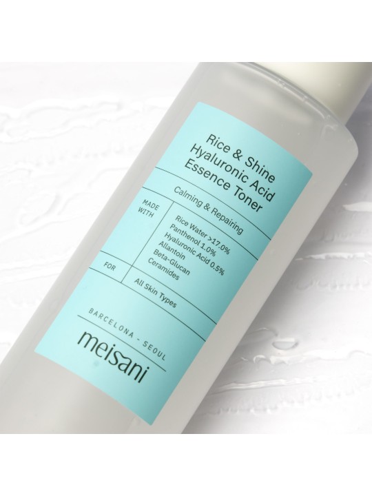 Rice & Shine Hyaluronic Acid Essence Toner - Meisani | MiiN
