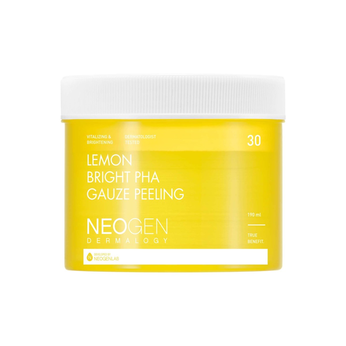 Dermalogy Lemon Bright PHA Gauze Peeling · Neogen | MiiN Cosmetics