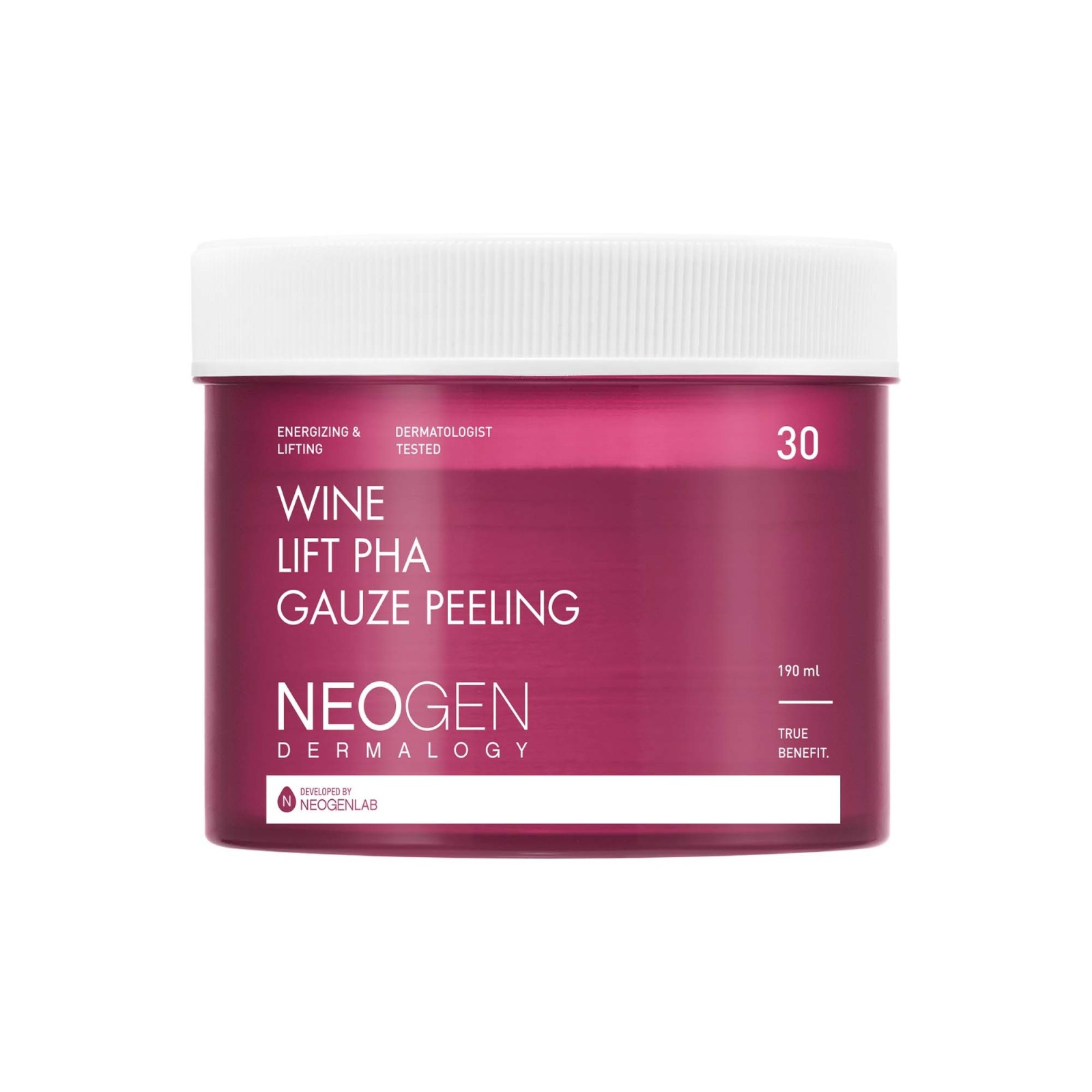 Dermalogy Wine Lift PHA Gauze Peeling · Neogen | MiiN Cosmetics