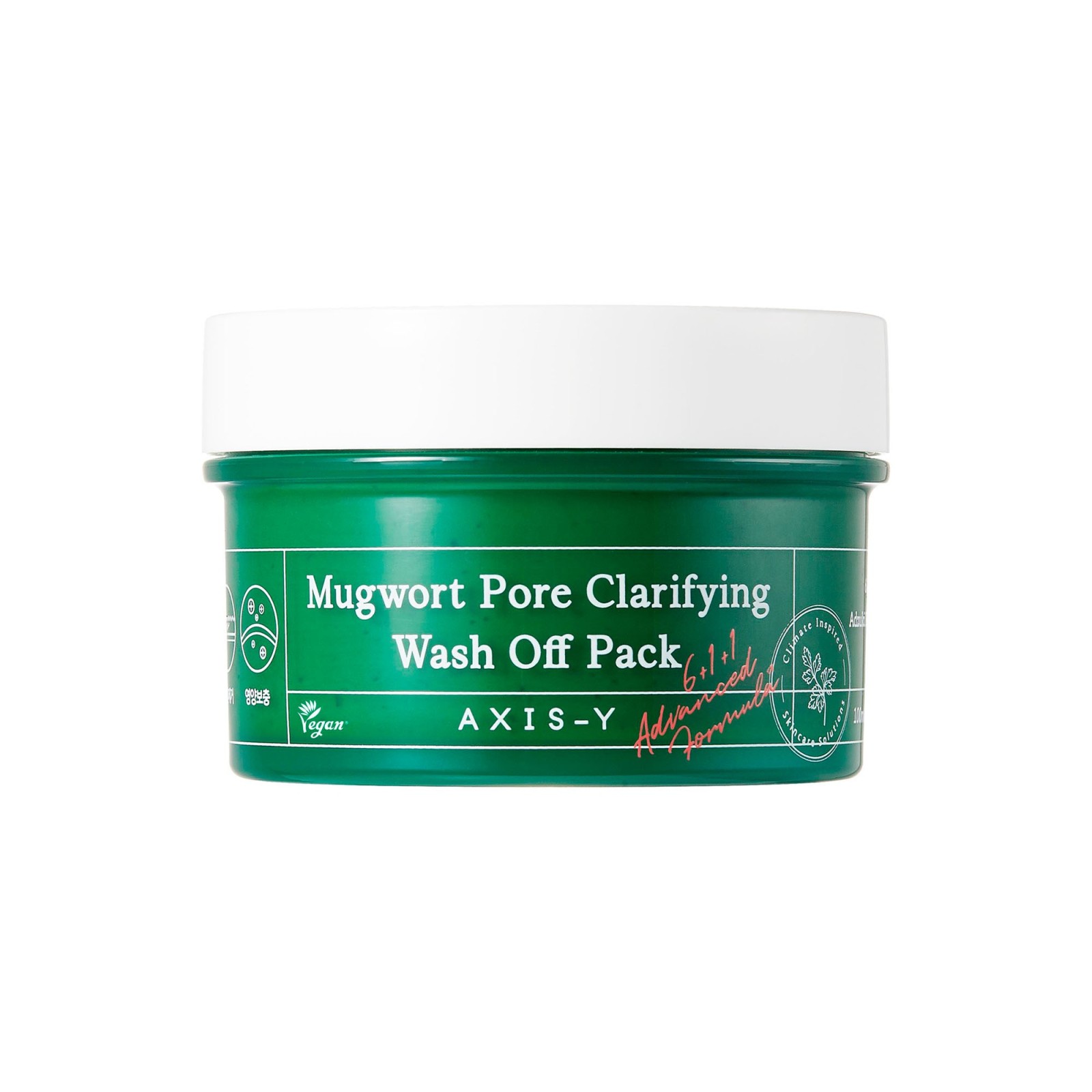 Mugwort Pore Clarifying Wash Off Pack · AXIS-Y | MiiN Cosmetics