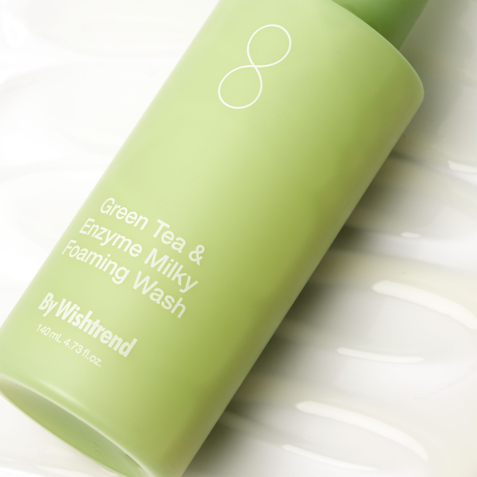 Green Tea & Enzyme Milky Foaming Wash · By Wishtrend | MiiN Cosmetics