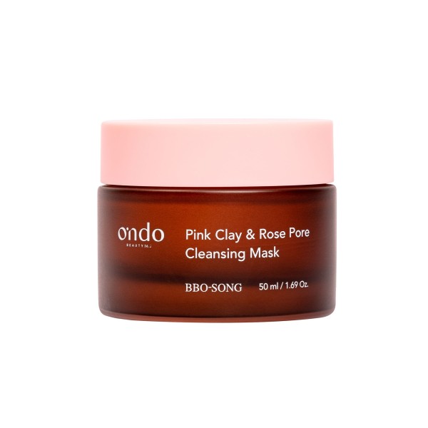 Pink Clay & Rose Pore Cleansing Mask - Ondo | MiiN Cosmetics