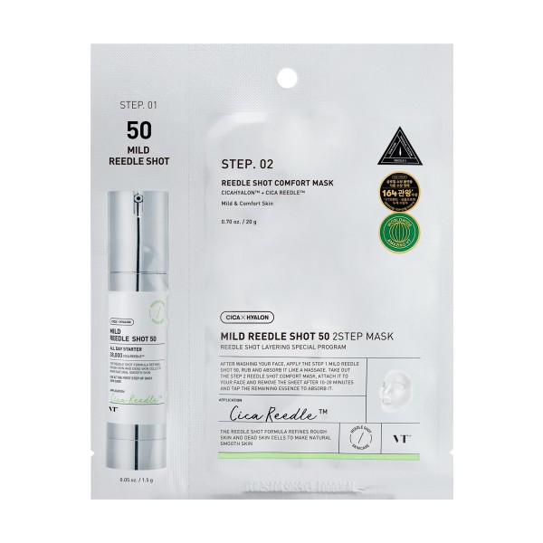 VT Reedle Shot 50 2-Step Mask · VT Cosmetics | MiiN Cosmetics