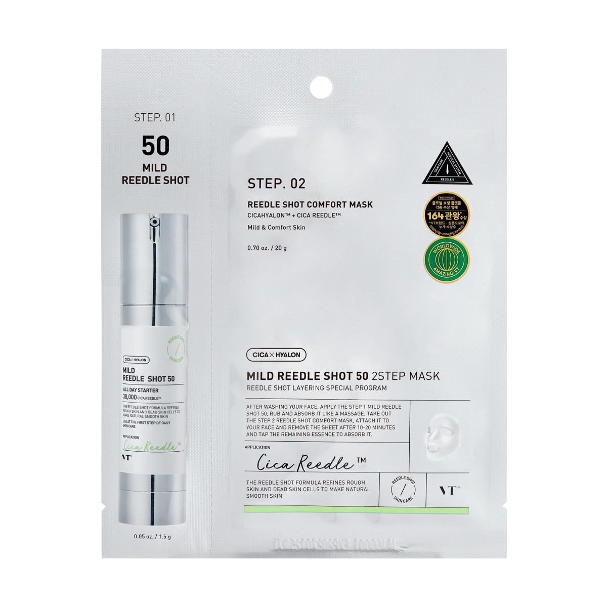 VT Reedle Shot 50 2-Step Mask · VT Cosmetics | MiiN Cosmetics