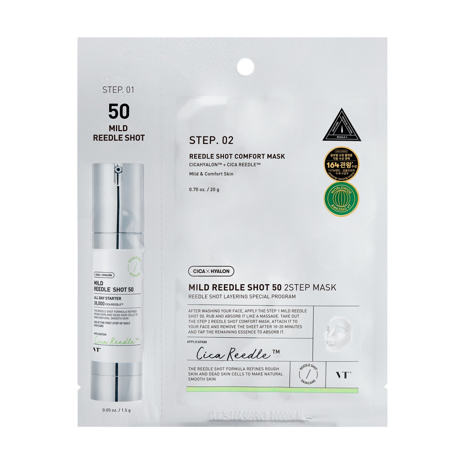 VT Reedle Shot 50 2-Step Mask · VT Cosmetics | MiiN Cosmetics