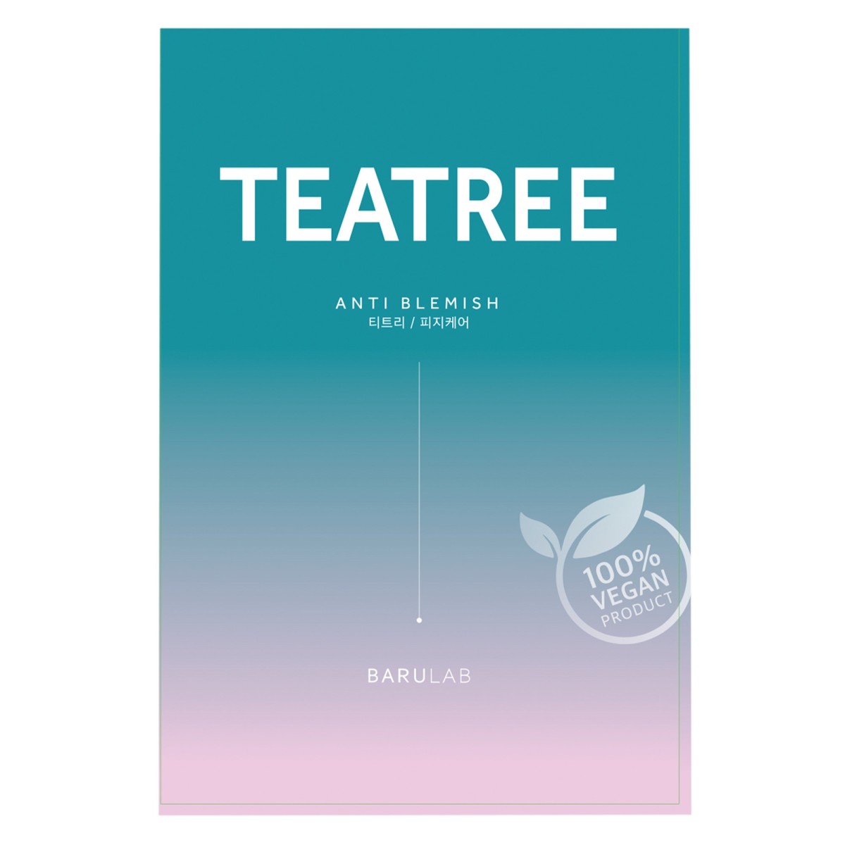 Maschera in tessuto purificante al Tea Tree - Barulab | MiiN Cosmetics
